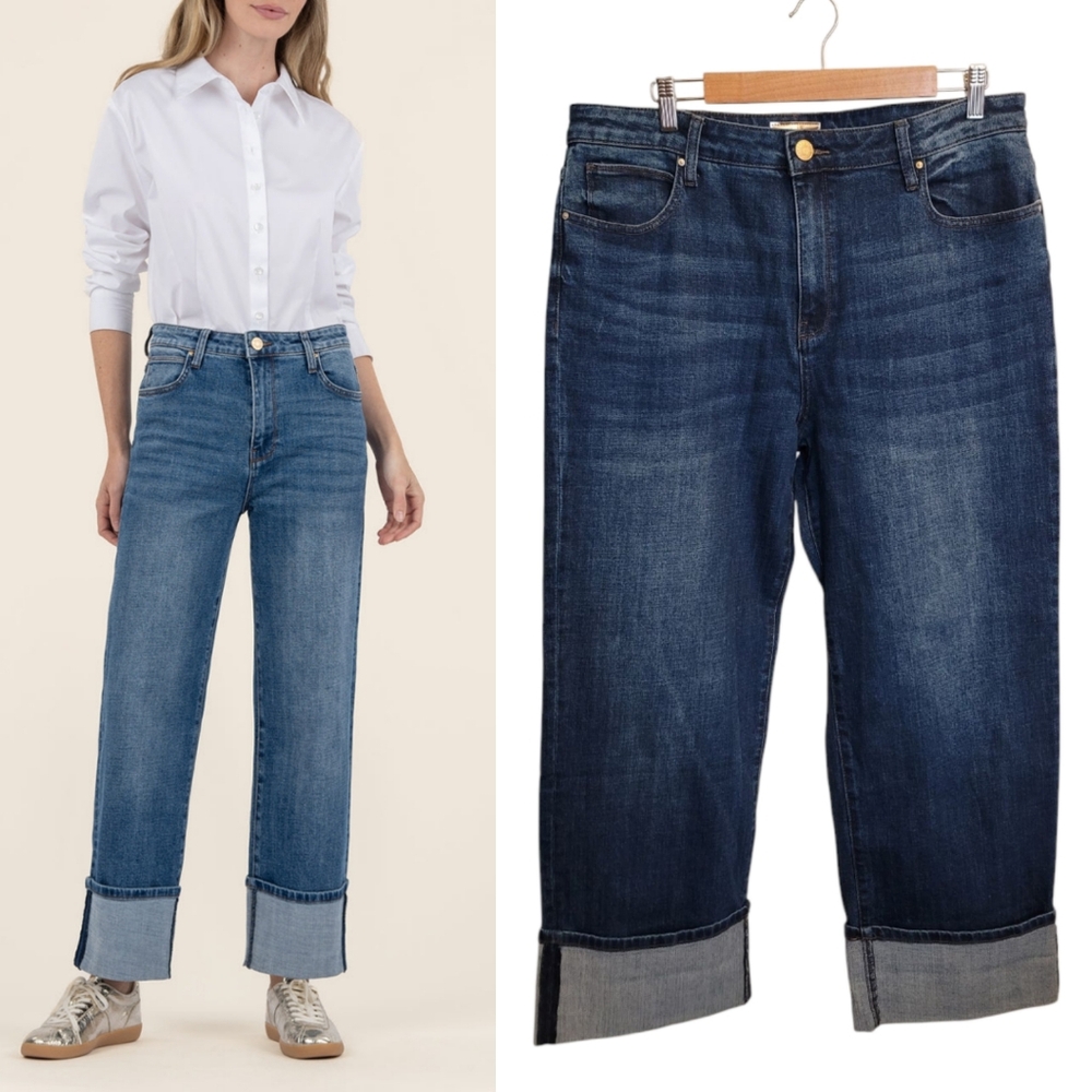 Kut From The Kloth Plus Size Sienna High Rise Wide Leg Jeans